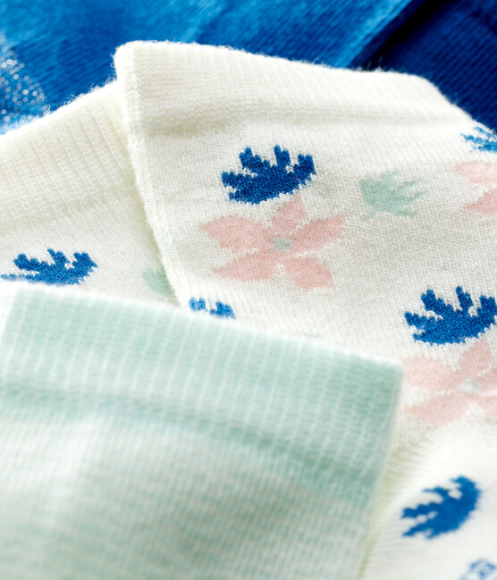 Confezione da 3 paia di calzini con motivi bebè femmina variante 1