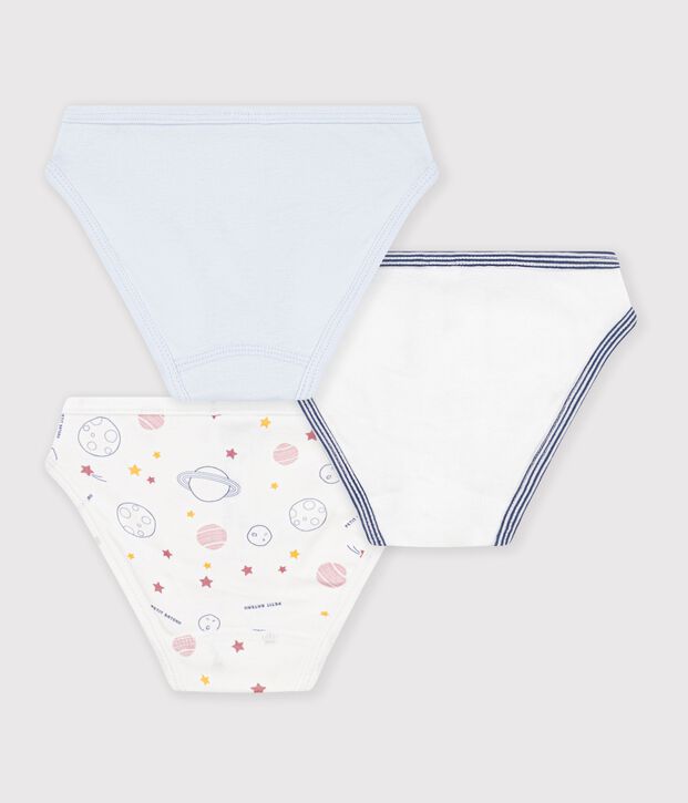 Lot de 3 culottes en coton multicolore