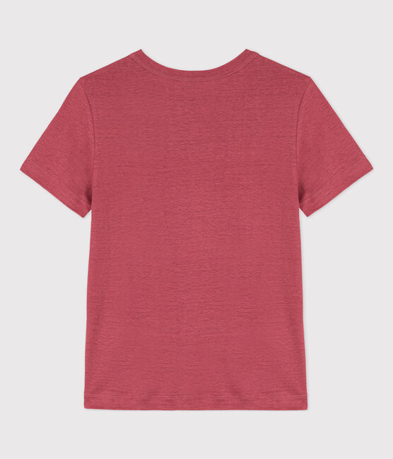T-shirt L'ICONIQUE in lino Donna rosa PAPI