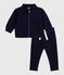 Set per neonato composto da felpa e pantaloni in cotone tinta unita SOIR
