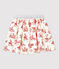 Gonna in felpa bambina bianco MARSHMALLOW/rosso TERKUIT
