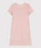 Camicia da notte bambina in cotone traforato tinta unita rosa SALINE