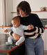 Pigiama neonato in velluto