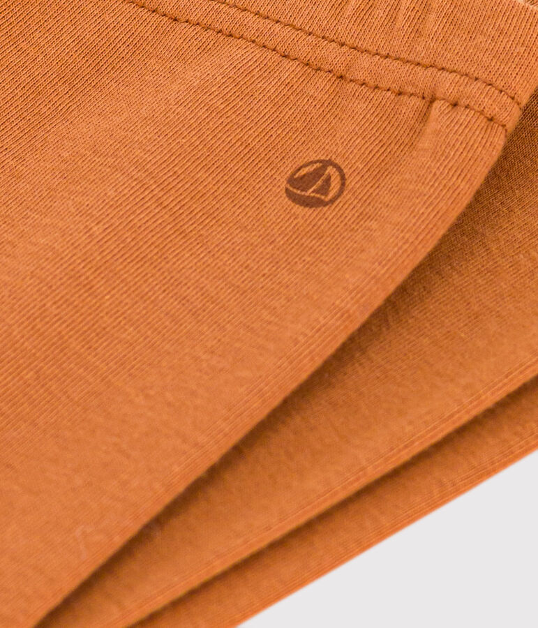 Leggings in cotone per beb&egrave; marrone