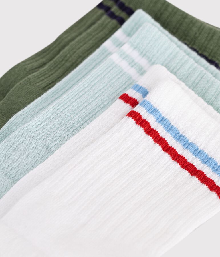 3 paia di calzini sportivi in cotone bambino variante 1