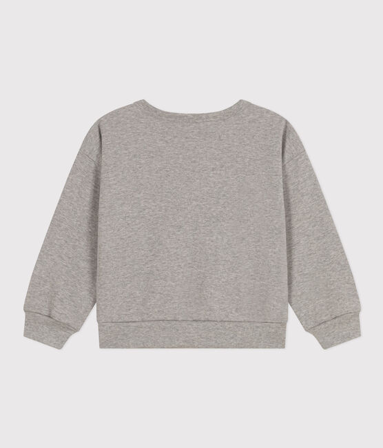 Maglia in tessuto felpato bambino grigio CHATON CHINE