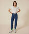 T-shirt Iconica a maniche corte a coste tinta unita donna bianco ECUME
