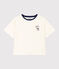 T-shirt LE BOXY in cotone donna bianco MARSHMALLOW