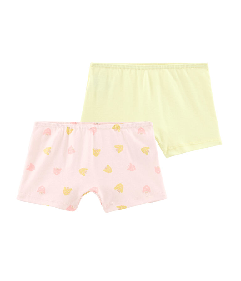 Duo shorty bambina multicolore