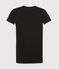 T-shirt L'ICONIQUE girocollo in cotone donna nero NOIR