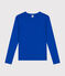 T-shirt L'ICONIQUE girocollo in cotone Donna blu CALVIN