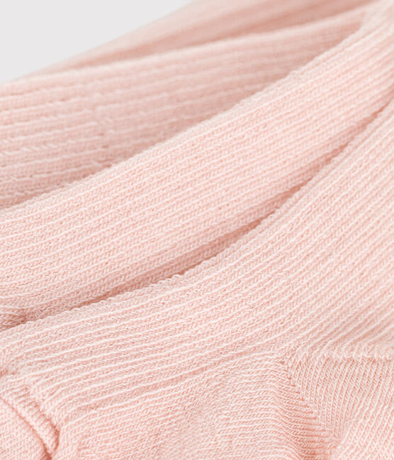 Collant in lana neonato rosa SALINE