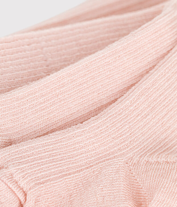 Collant in lana neonato rosa