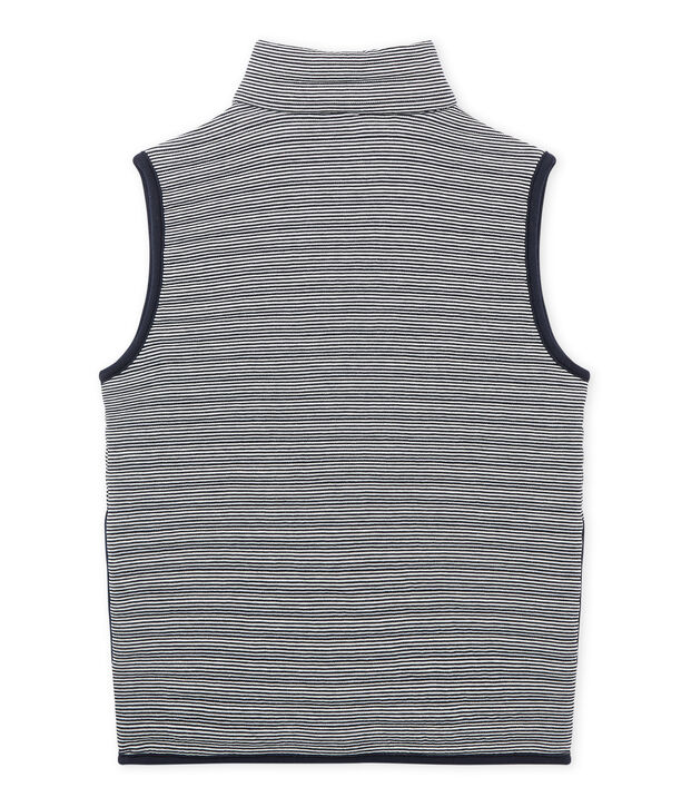 Doudoune sans manches gar&ccedil;on blu/bianco