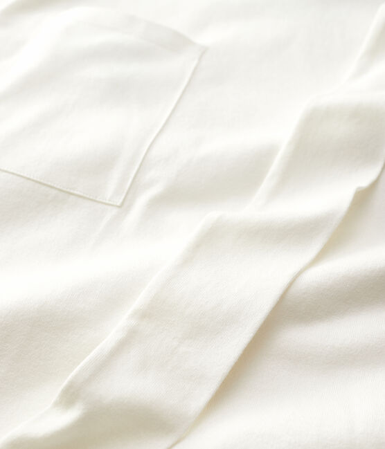 T-shirt Donna/Uomo Christoph Rumpf x Petit Bateau bianco MARSHMALLOW