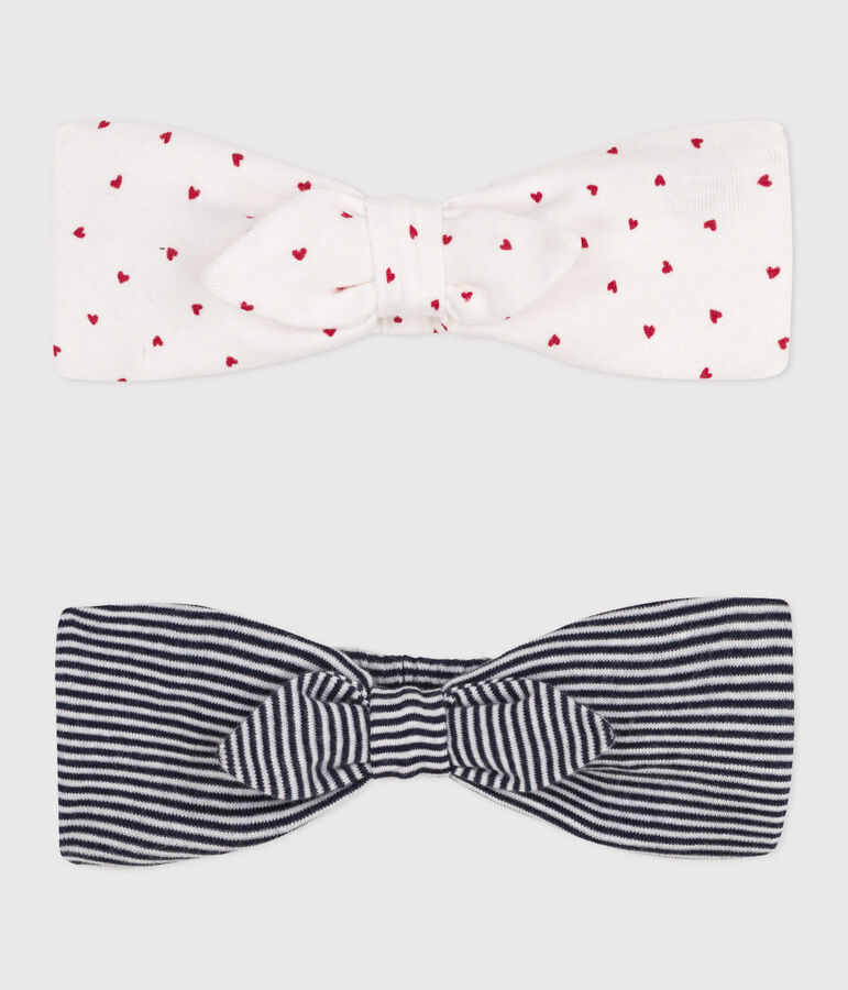 SET DI 2 FASCE ICONICHE IN COTONE PER BAMBINI multicolore