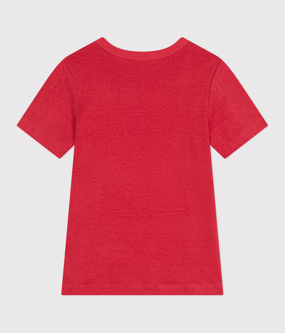 T-shirt a maniche corte in lino donna SPI