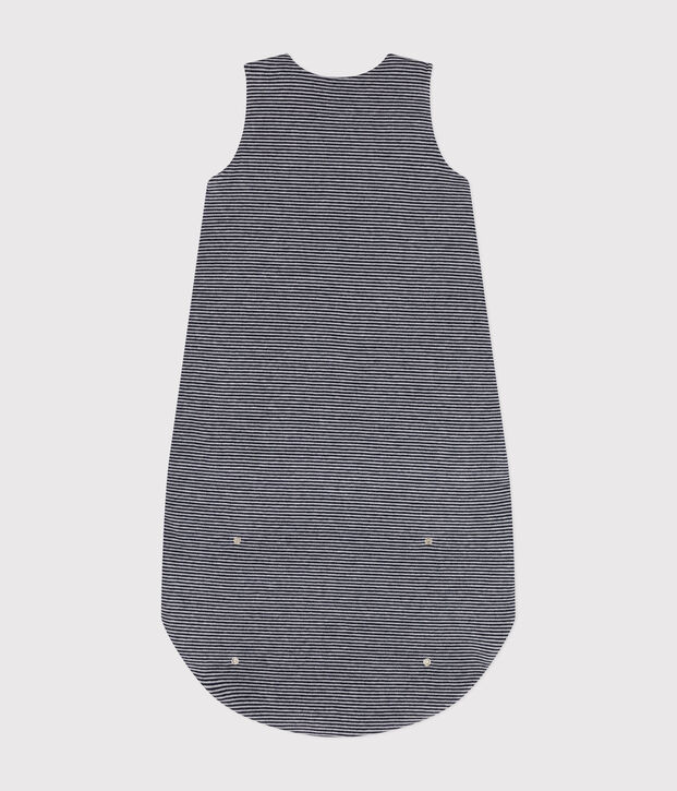 Sacco nanna beb&eacute; millerighe in ciniglia TOG 2,5 blu/bianco