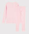 Pigiama snugfit a stelle bambina in cotone rosa MINOIS/rosa PEACHY/ ARGENT