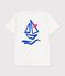 T-shirt a maniche corte in cotone tinta unita unisex bianco