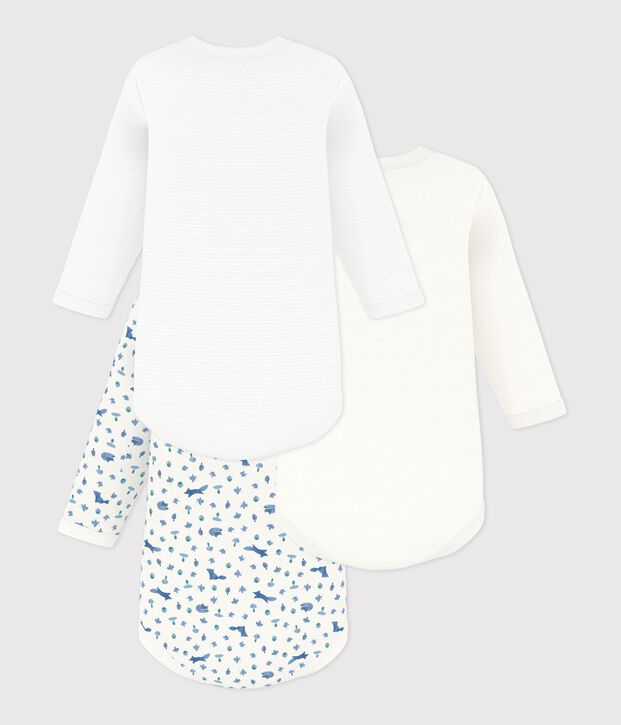 Set di body a maniche lunghe in cotone con volpe stampata neonato multicolore