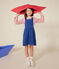Iconica maglia a righe alla marinara in cotone bambina/bambino rosa ROSEWOOD/ AVALANCHE