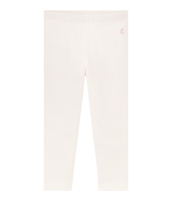 Legging corto bambina bianco MARSHMALLOW
