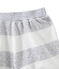 Pigiama corto bambino doppio tessuto grigio POUSSIERE/bianco LAIT