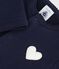 Cardigan in cotone tinta unita con stemma a cuore neonato SOIR