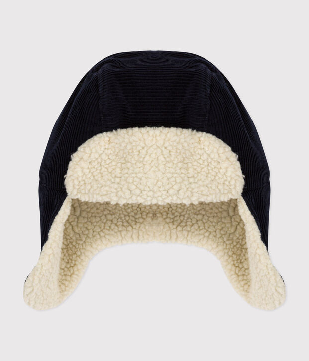 Colbacco in misto velluto e sherpa bambino SMOKING