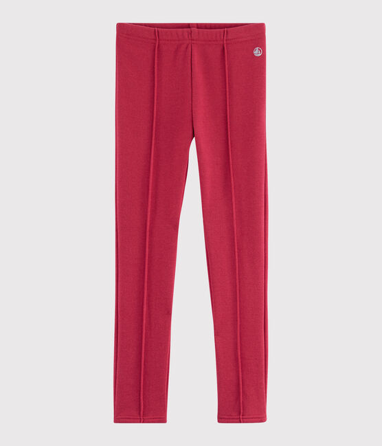 Jegging in felpa bambina rosa POPPY
