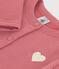 Cardigan in tessuto felpato bambina rosa ROSEWOOD