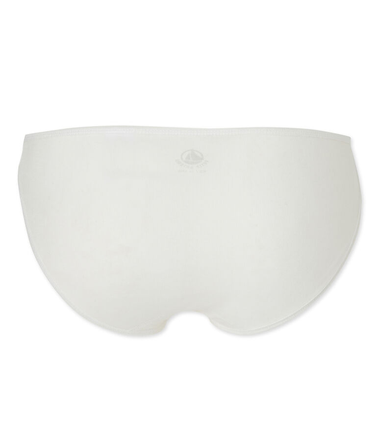 Culotte donna in cotone leggero bianco