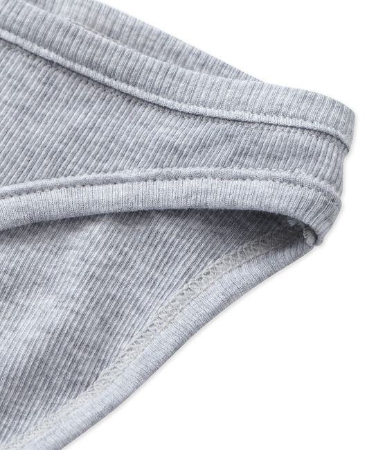 Culotte donna in cotone grigio FUMEE CHINE