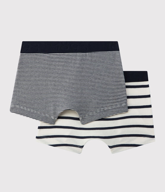 Confezione di 2 boxer a righe ragazzo variante 1