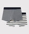 Confezione di 2 boxer a righe ragazzo variante 1