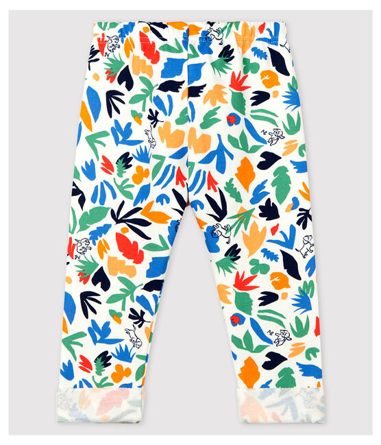 Pantaloni alla turca bebè. bianco MARSHMALLOW/bianco MULTICO