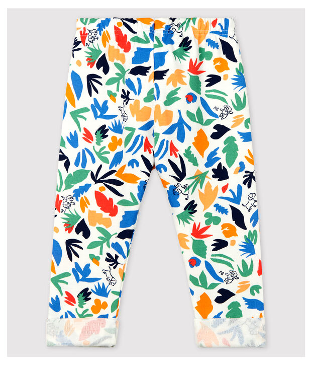 Pantaloni alla turca beb&egrave;. bianco/multicolore