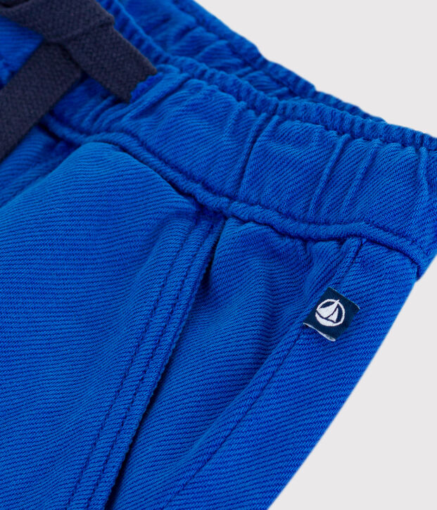 Pantaloni in cotone bambino blu