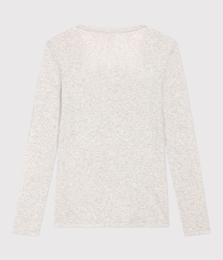 T-shirt second skin in cotone leggero donna grigio