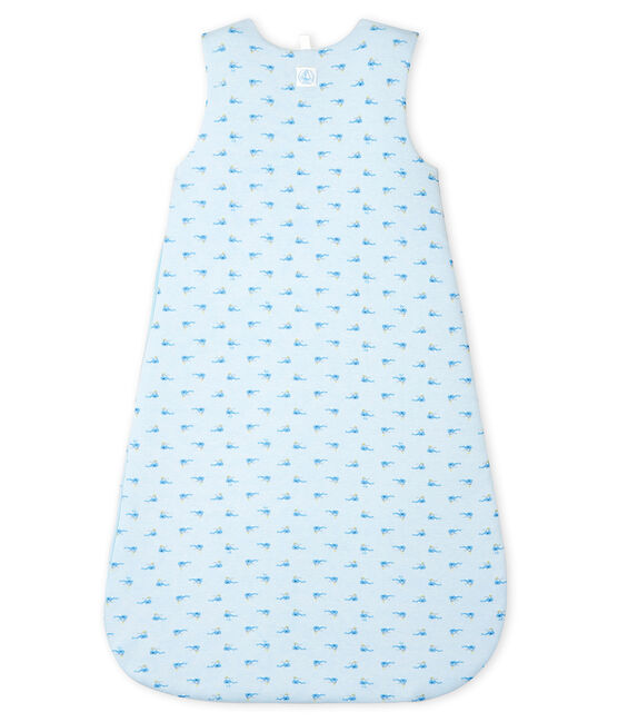 Sacco nanna bebè a costine blu FRAICHEUR/bianco MULTICO