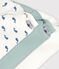Set di body a maniche lunghe in cotone con balena stampata neonato multicolore