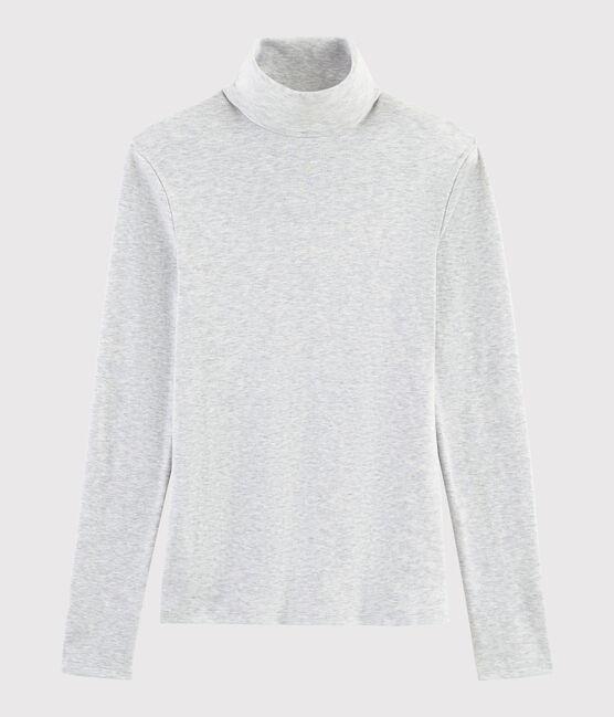 Dolcevita iconico in cotone Donna grigio BELUGA CHINE