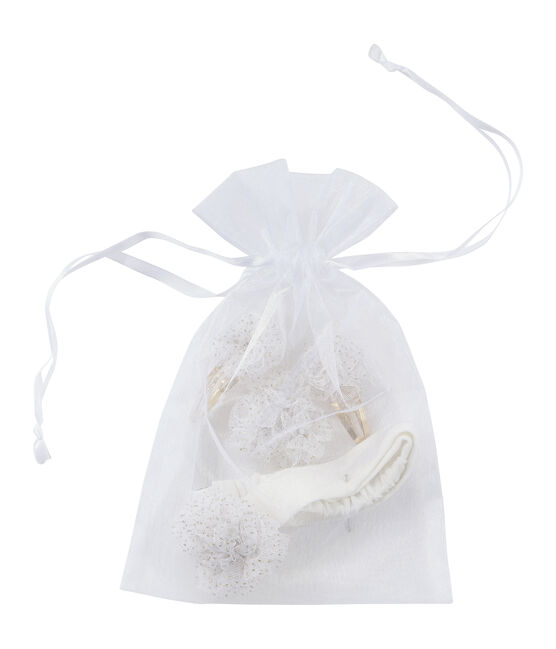Lotto accessori per capelli bianco MARSHMALLOW/giallo DORE