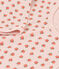 Camicia da notte fiore bambina in tubique rosa SALINE/bianco MULTICO