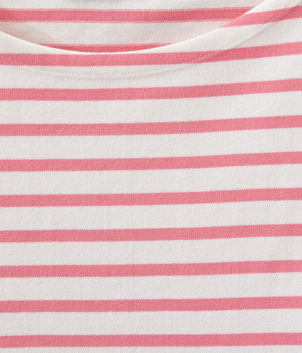 Mariniere iconica bianco/rosa