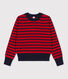 Maglione alla marinara in lana e cotone donna