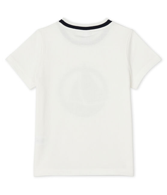 T-shirt bambino maniche corte bianco MARSHMALLOW