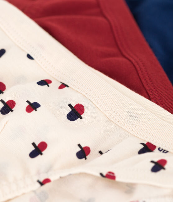 Confezione da 3 slip bambino in cotone variante 1