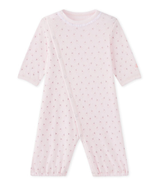 Combisac per bebé femmina 2 in 1 rosa VIENNE/bianco MULTICO
